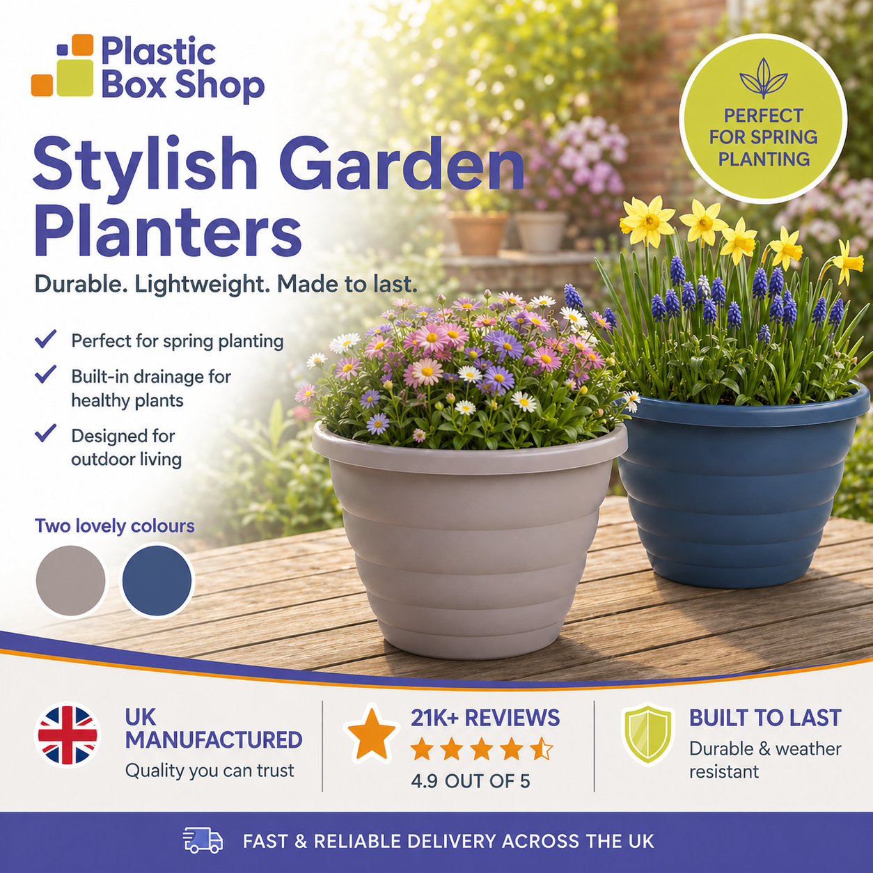 Plastic Box Shop Facebook ad: Garden & Outdoor Plastics | Plastic Box Shop