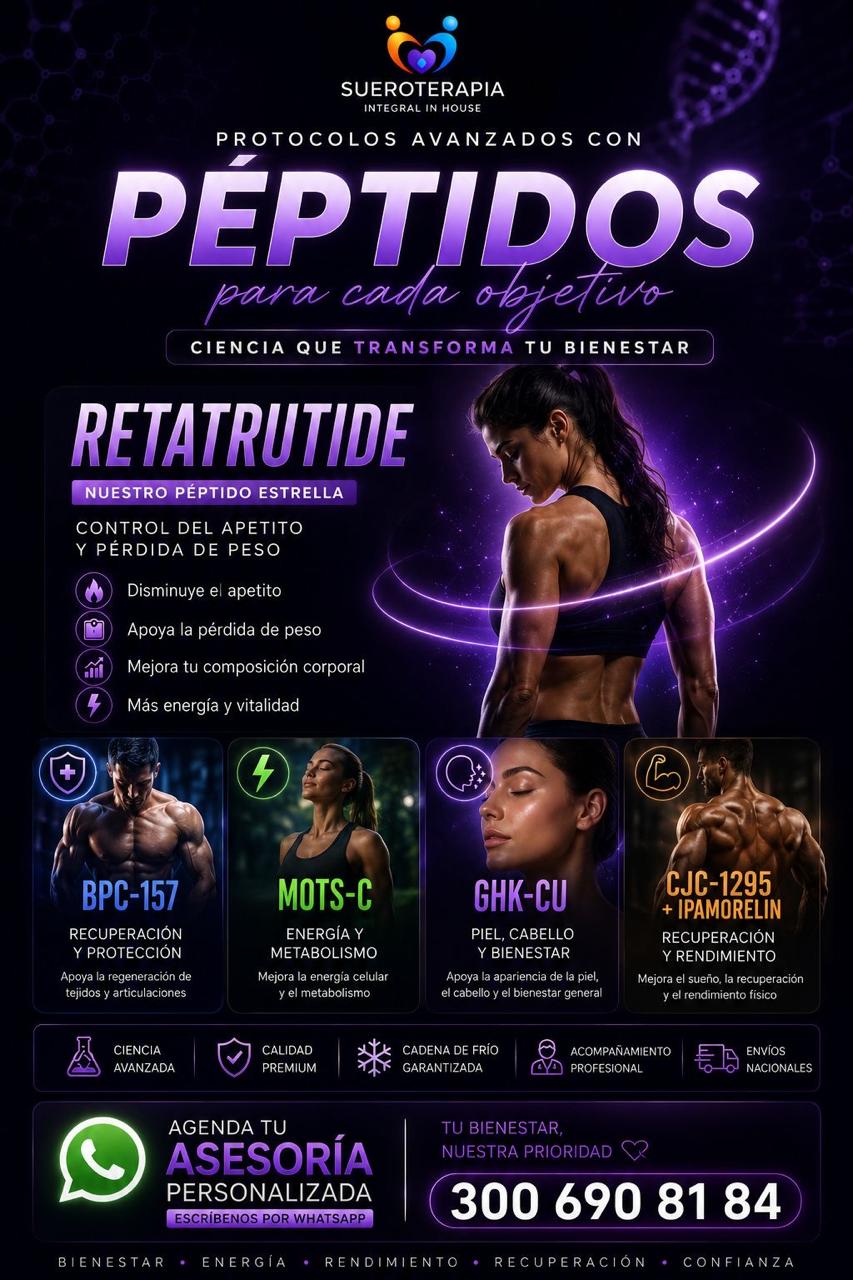 Sueroterapia Integral In House Facebook ad: ¿Qué péptido se adapta mejor a ti?