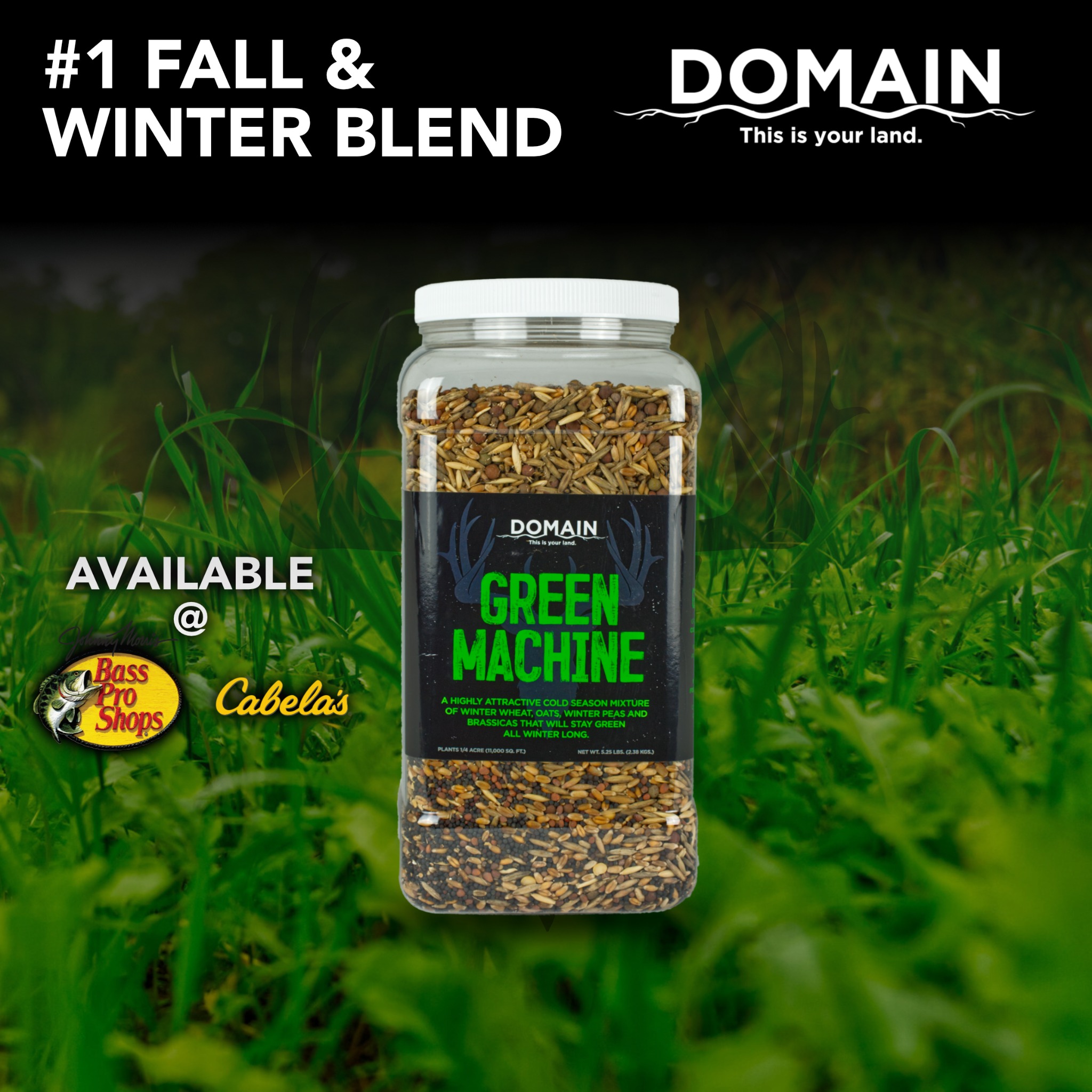 Domain Outdoor LLC Facebook ad: NO FILLERS PREMIUM SEED TOP TIER INGREDIENTS OPTIONS…