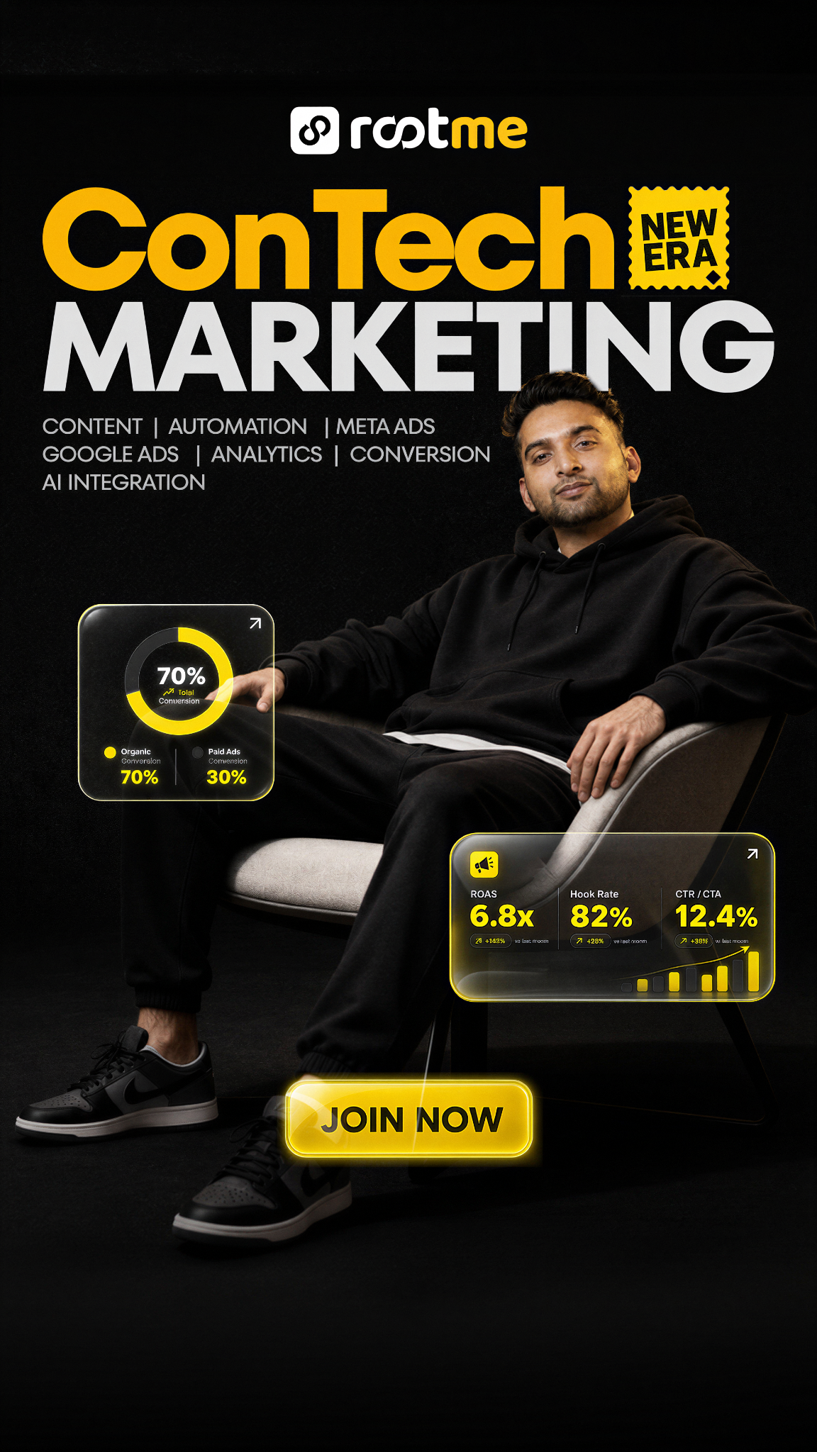 Rootme Contech Academy Facebook ad