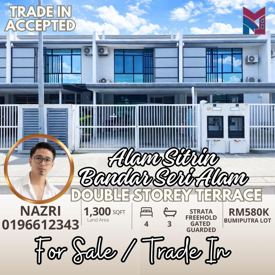 Nazri MS Realty Facebook ad: UPGRADE THRU TRADE IN