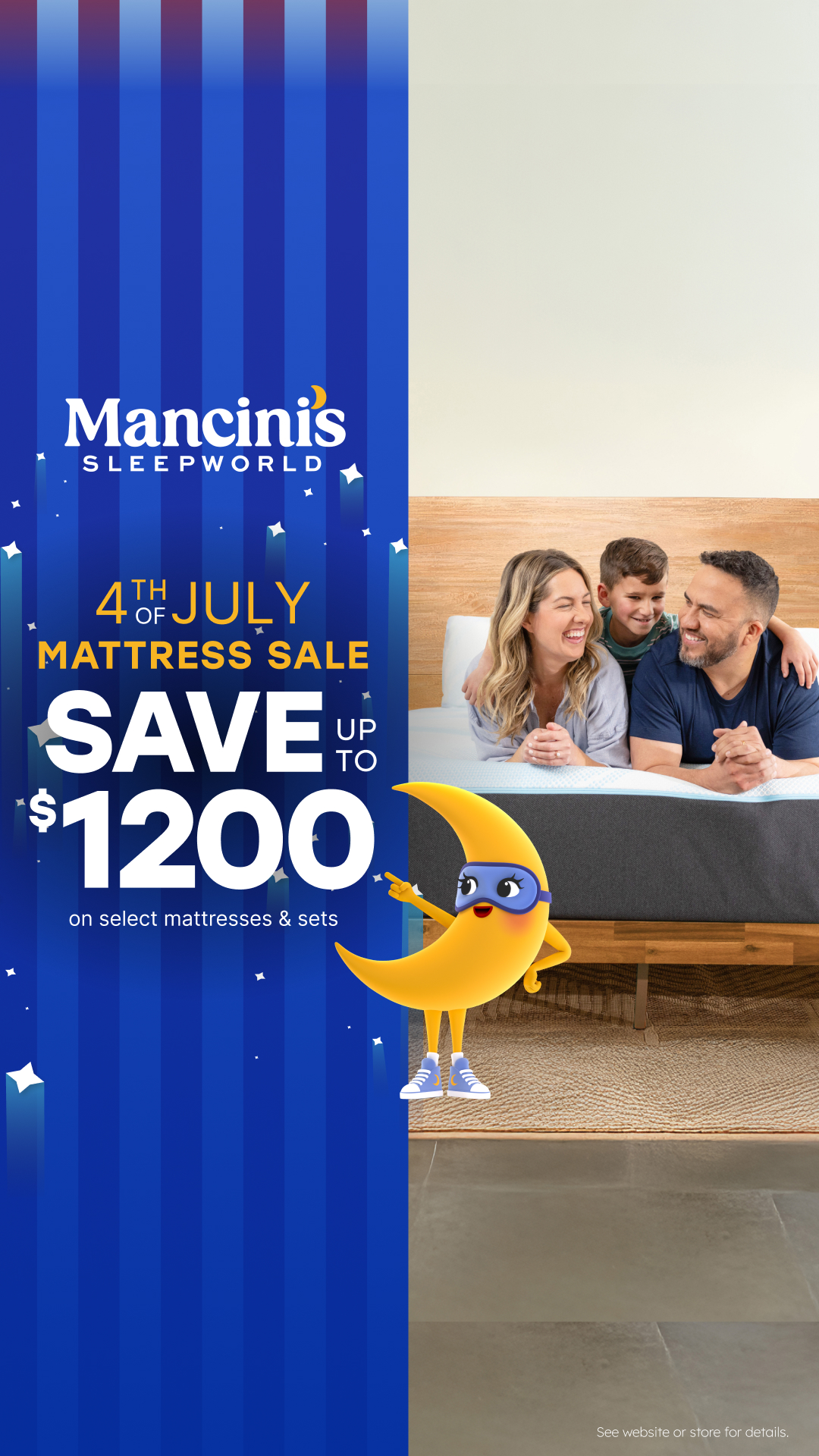 Mancini's Sleepworld Facebook ad from Jun 12, 2026