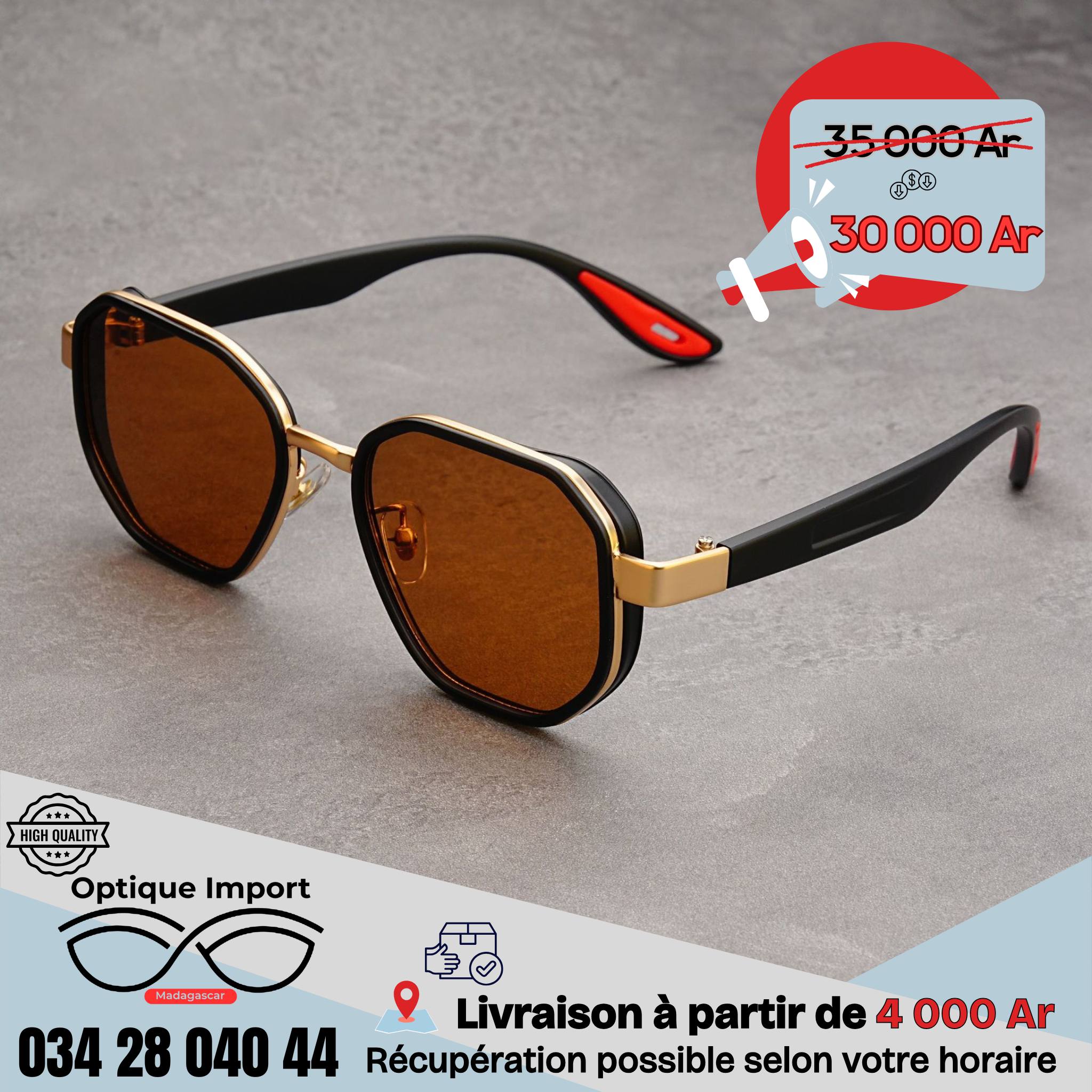 Optique Import Madagascar Facebook ad: NOUVEL ARRIVAGE, LUNETTES TENDANCE