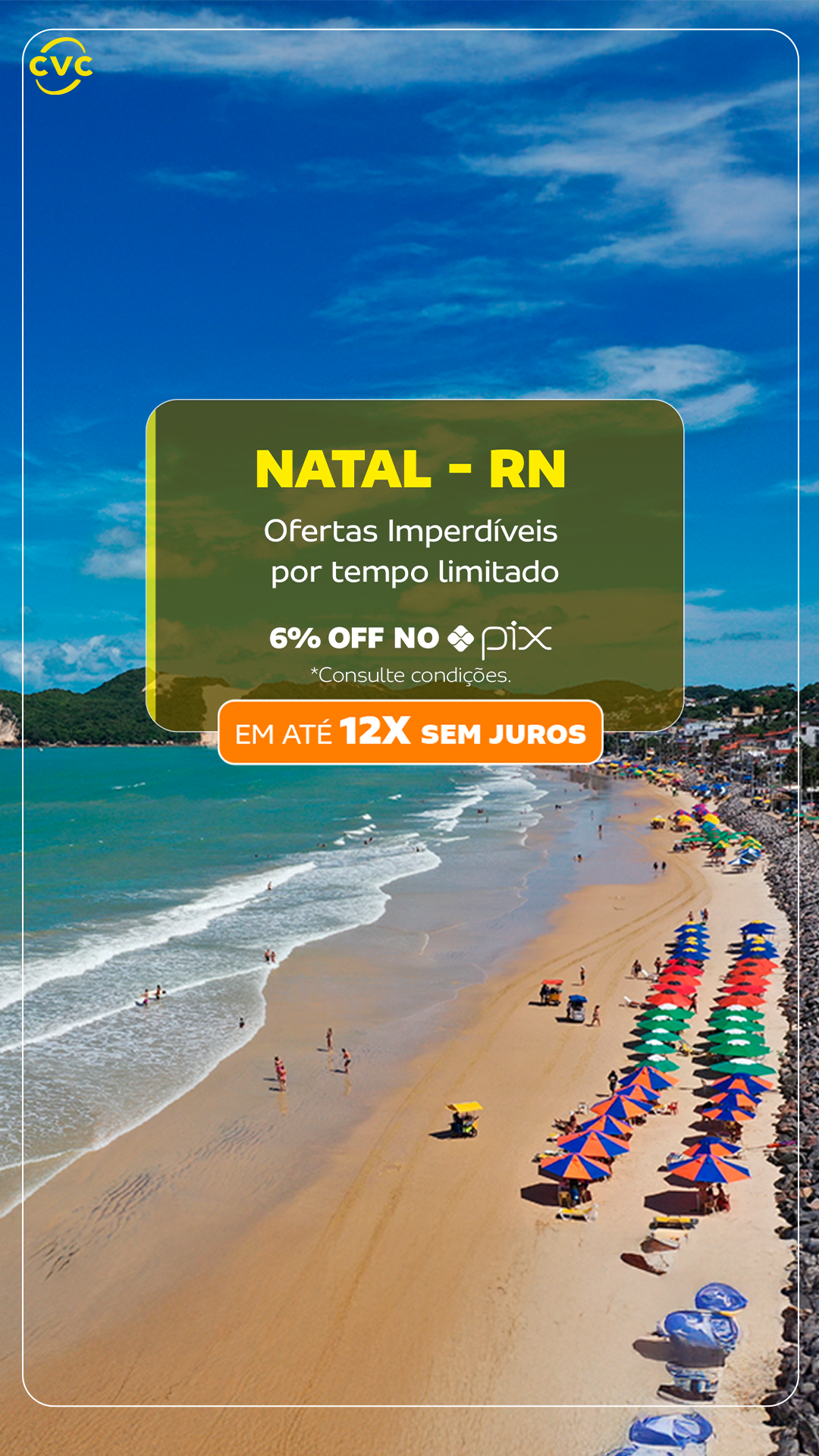 CVC Viagens Facebook ad