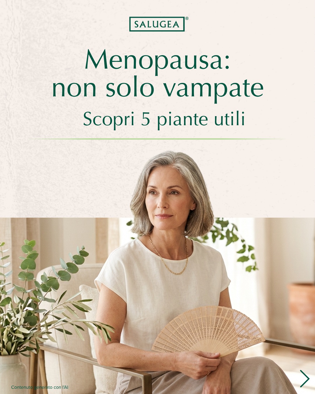 Salugea Facebook ad: La menopausa può manifestarsi in modi molto diversi…