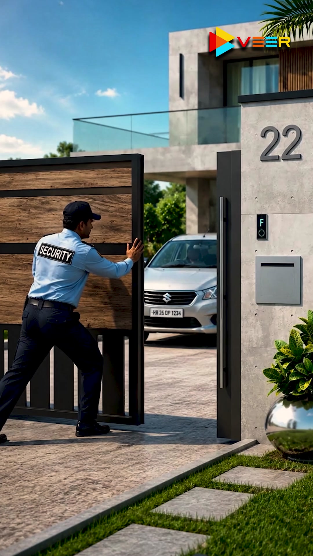 Veerautomation Facebook ad: Control Your Gate With a Single Tap