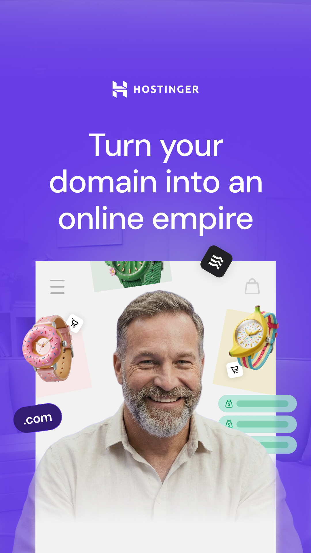 Hostinger Facebook ad