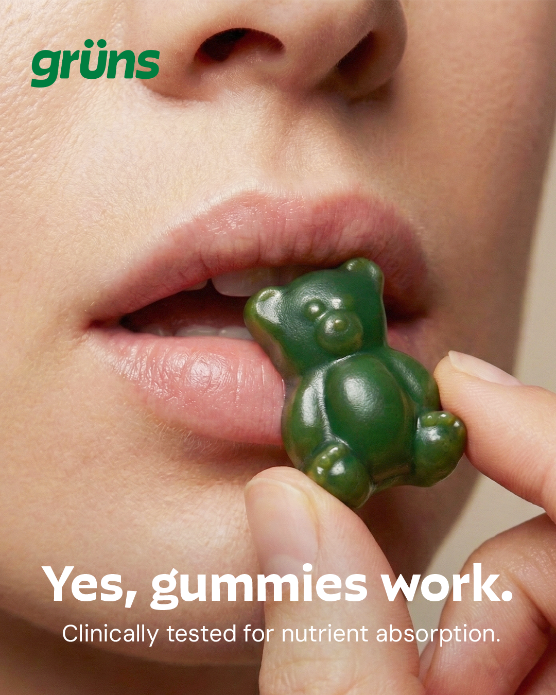 Grüns Facebook ad