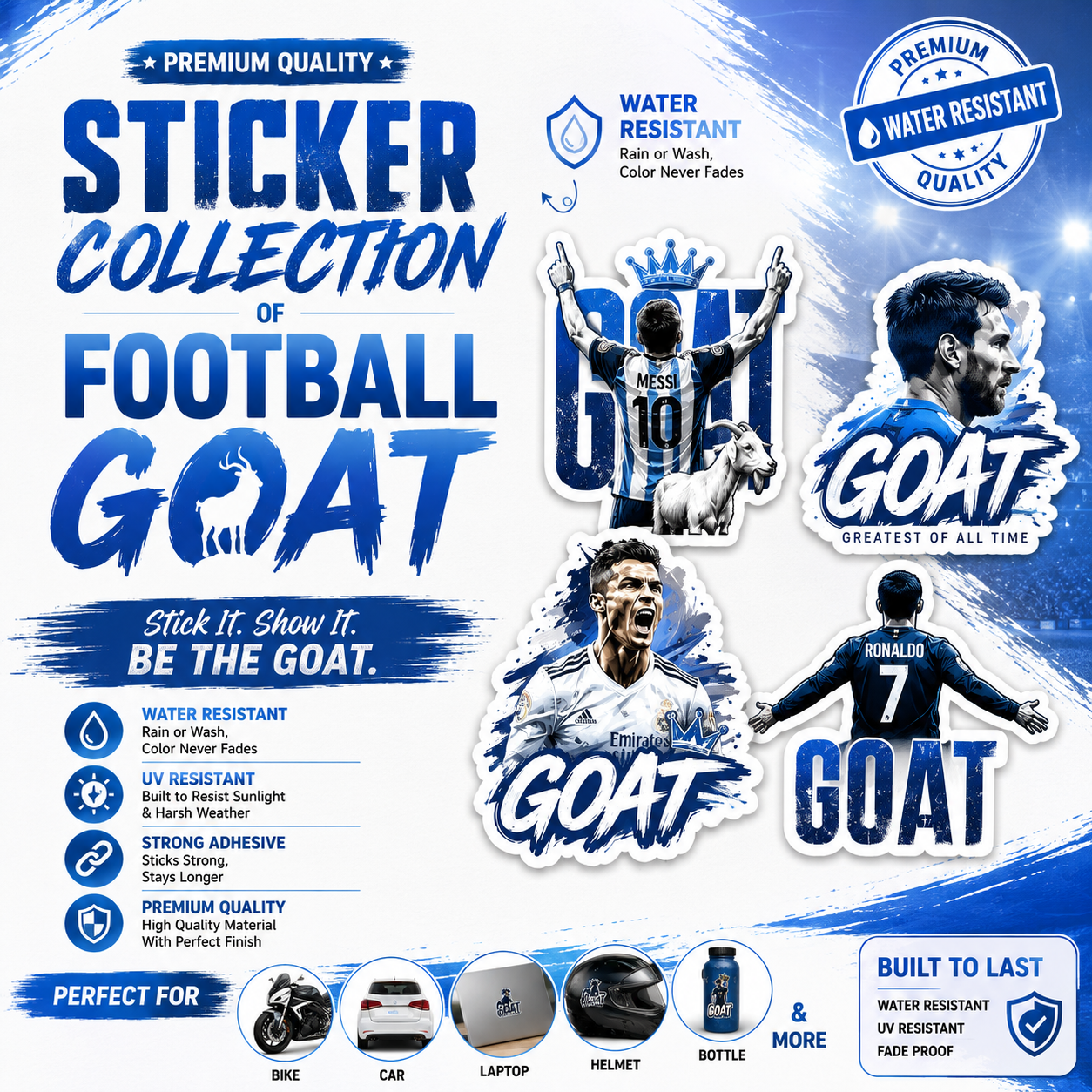 Sticker BD Facebook ad: Messi Magic in Every Sticker