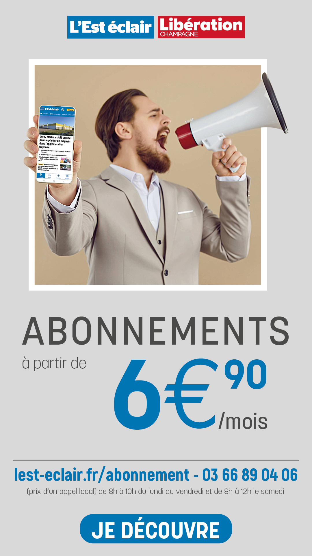 L'Est éclair Facebook ad