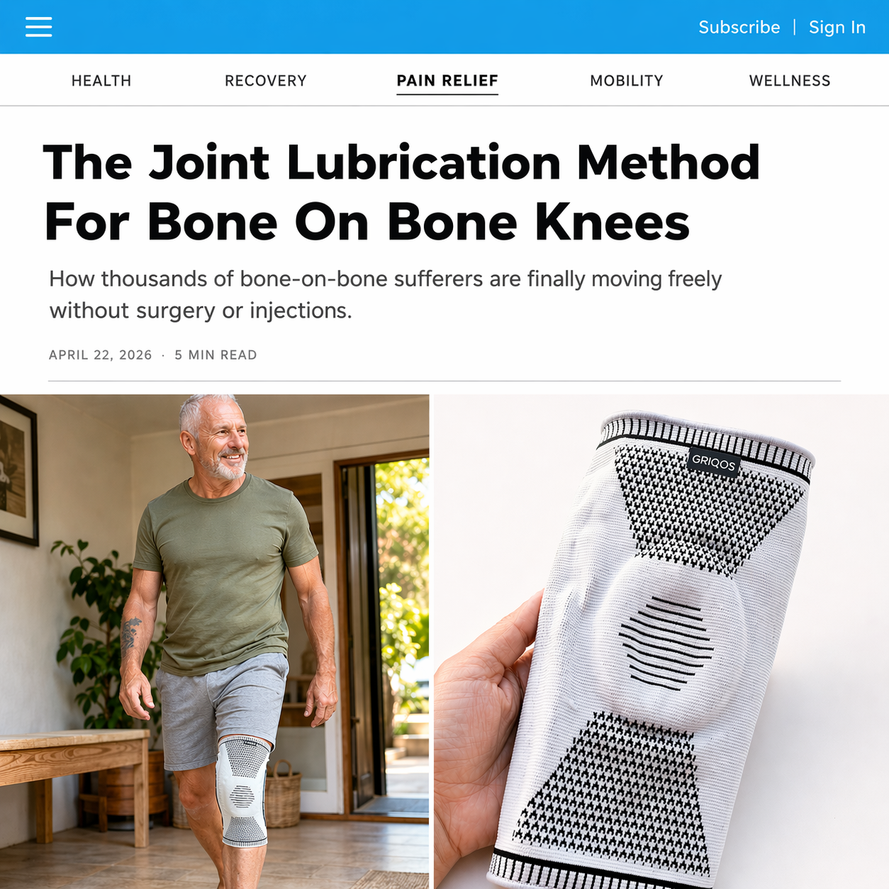The Health Insider Facebook ad