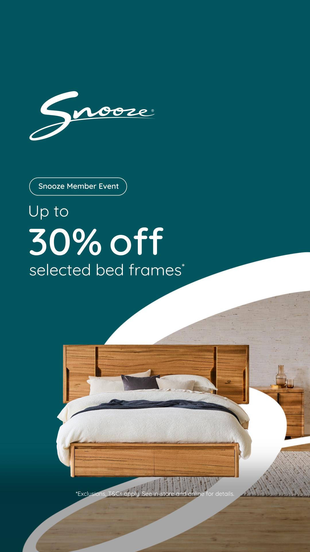 Snooze Facebook ad from Aug 23, 2026