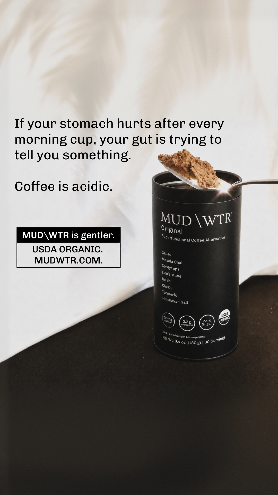 MUD\WTR Facebook ad