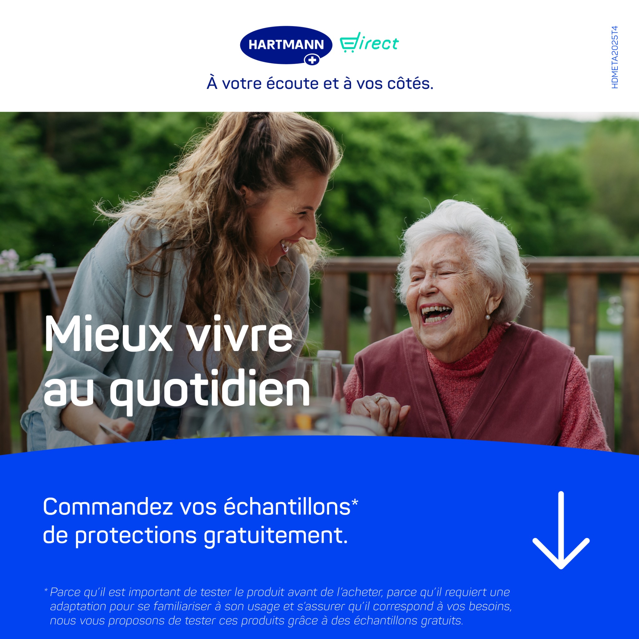 HARTMANN France Facebook ad: 59% des personnes qui vivent avec des fuites urinaires…