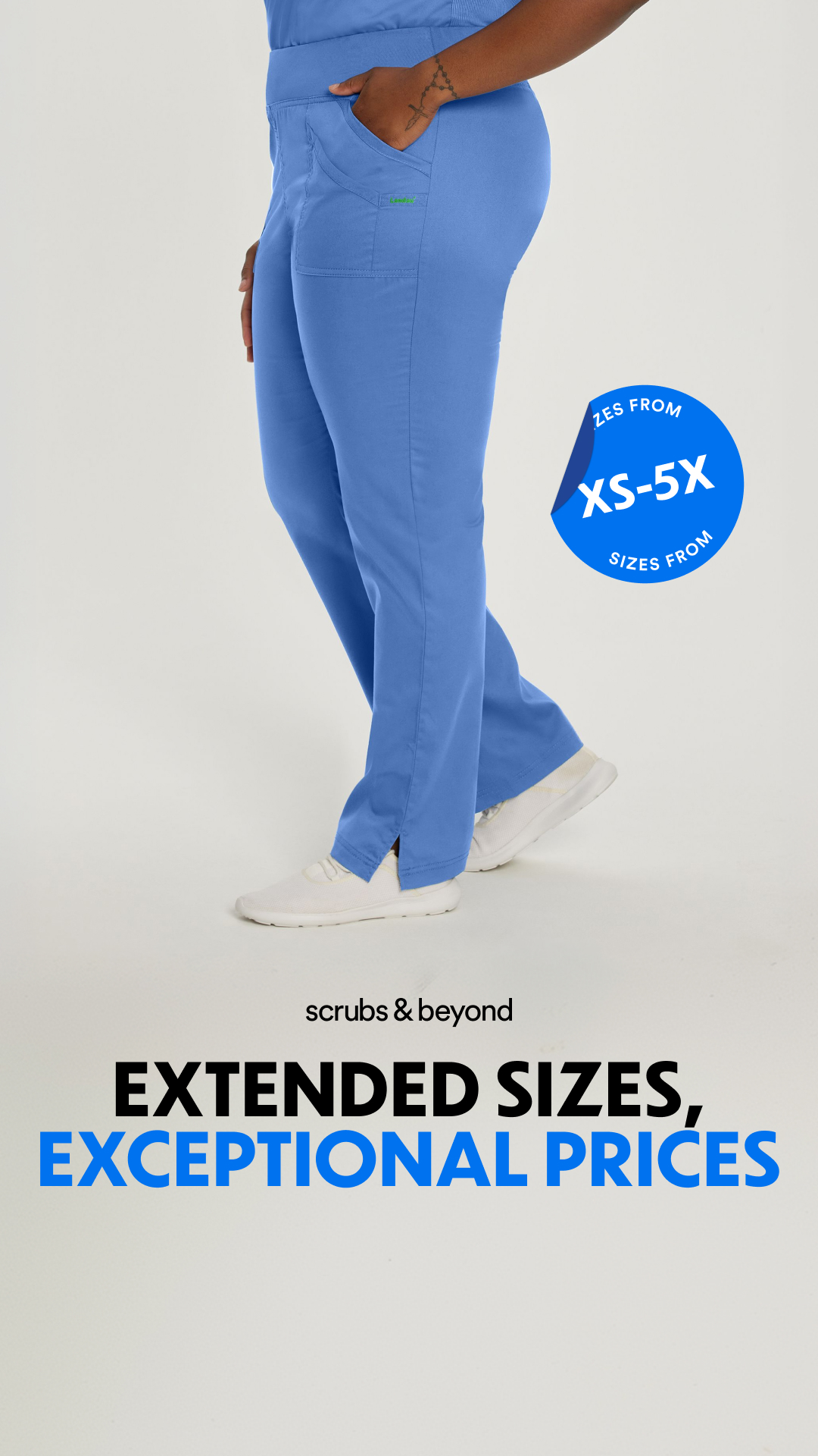 Scrubs & Beyond Facebook ad