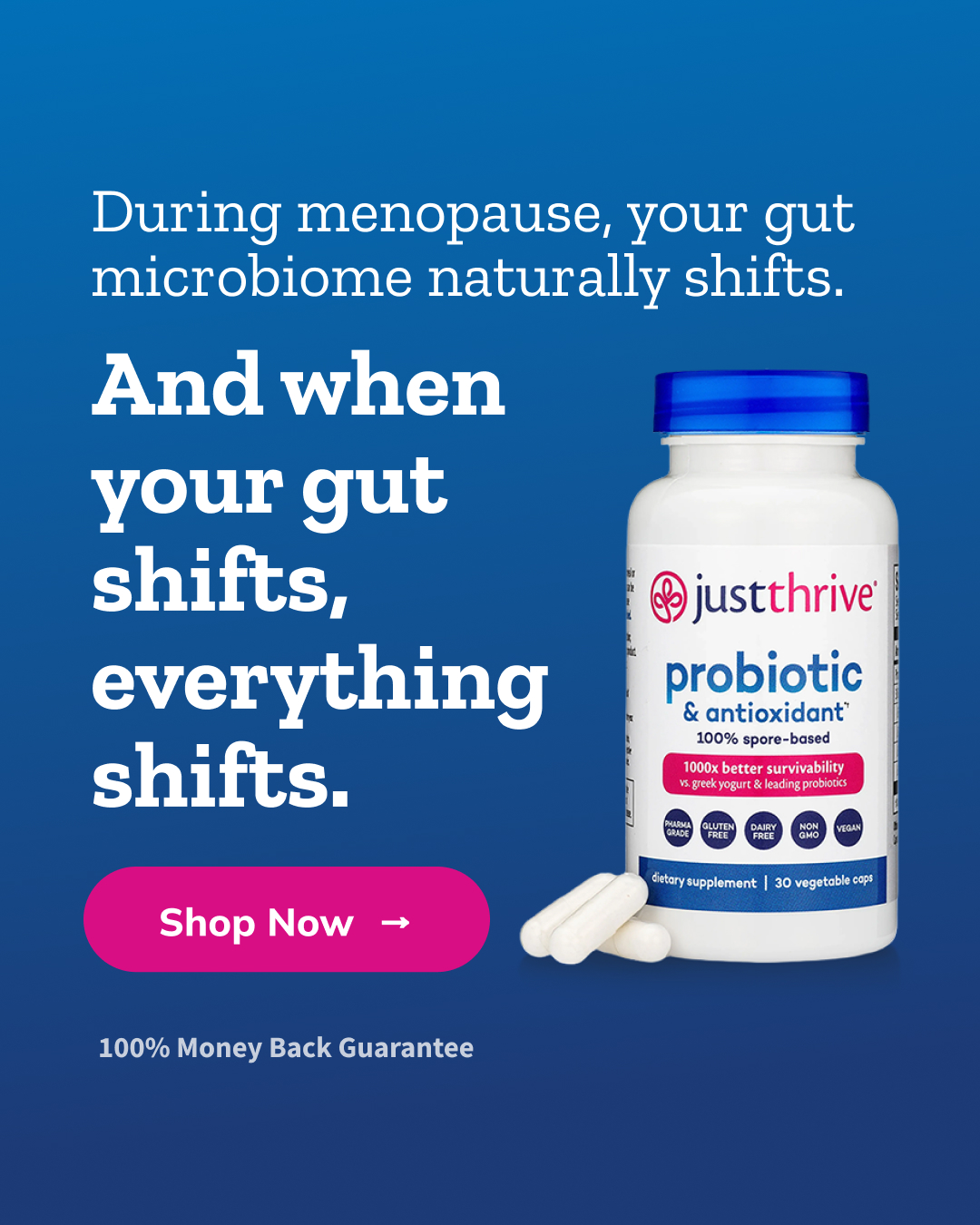 Just Thrive Facebook ad