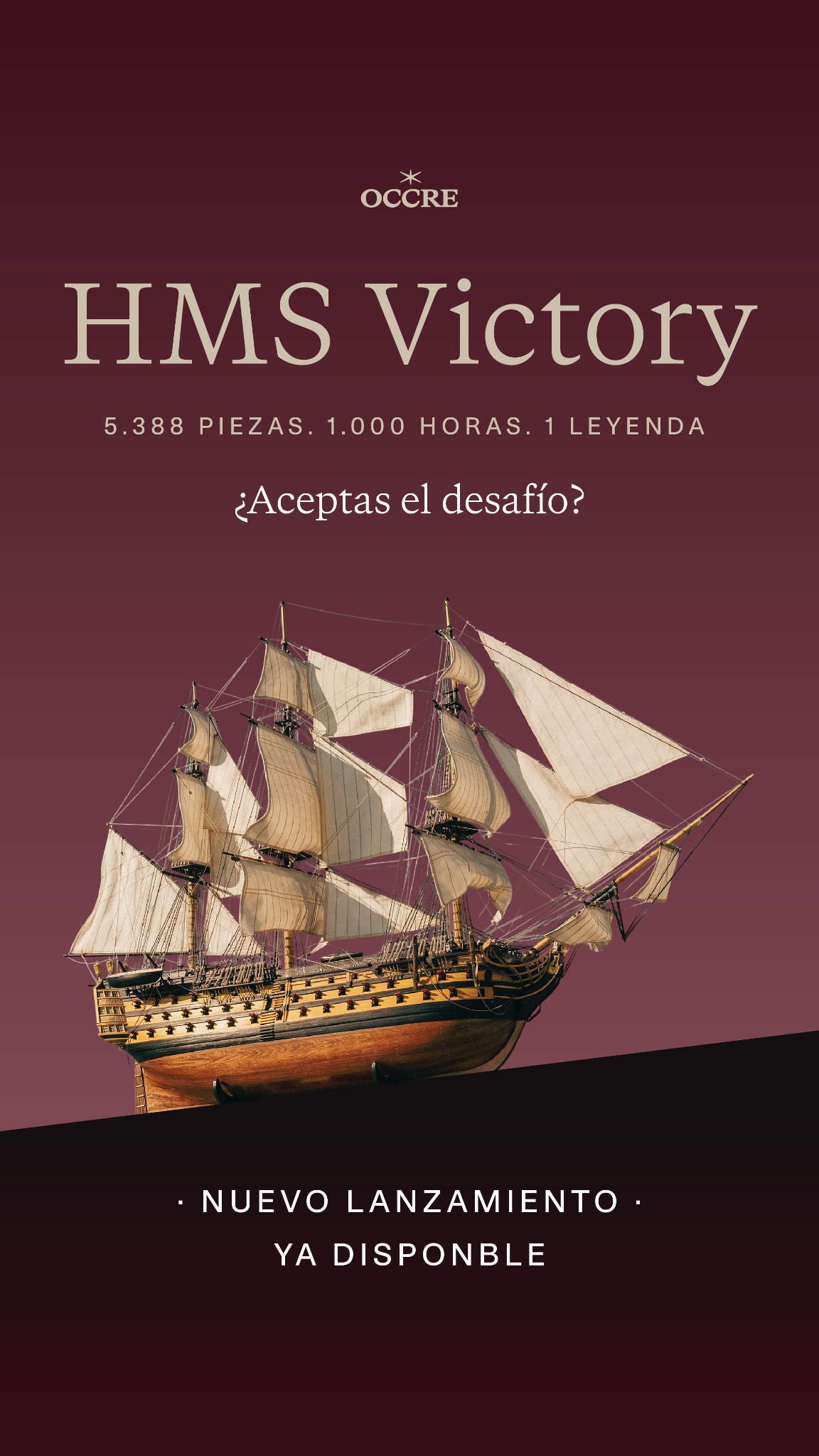 Occre Facebook ad: ¿Aceptas el desafío?
