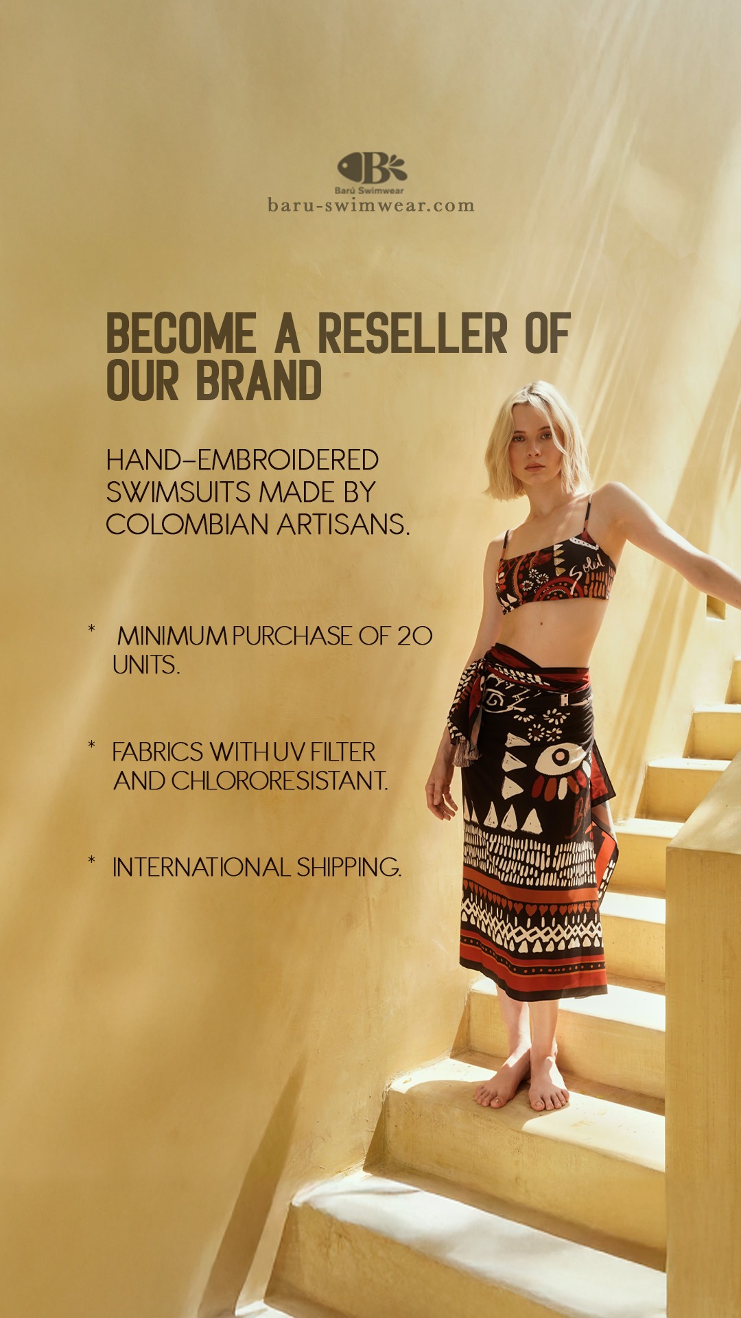 Baru Swimwear Facebook ad from Jan 29, 2026