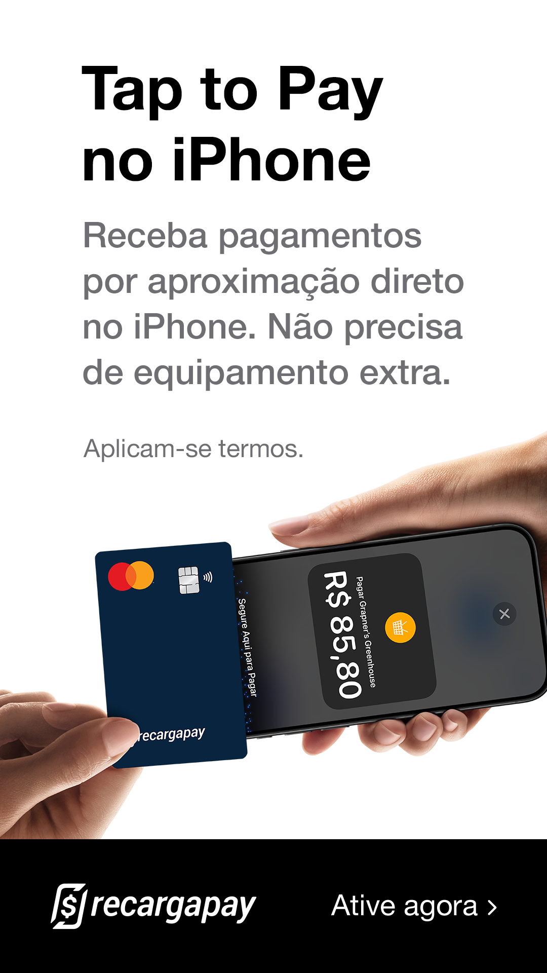 RecargaPay Facebook ad: Diga adeus ao aluguel de maquininha!