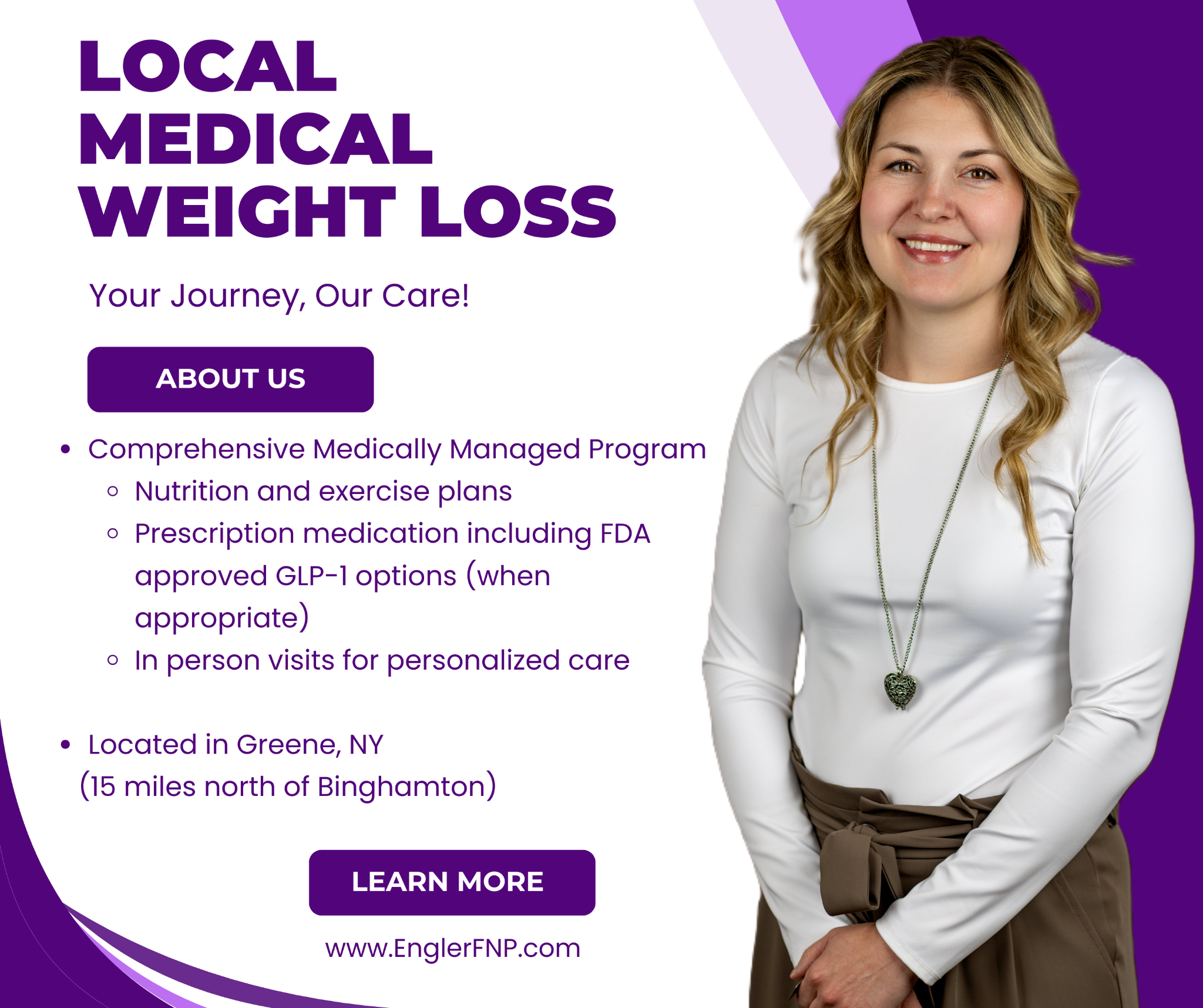 Engler Family Health Nurse Practitioner Facebook ad from Dec 14, 2025