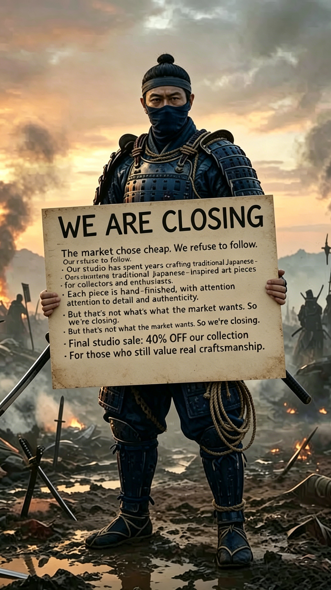 Swordforsale UK Facebook ad from Jun 23, 2026