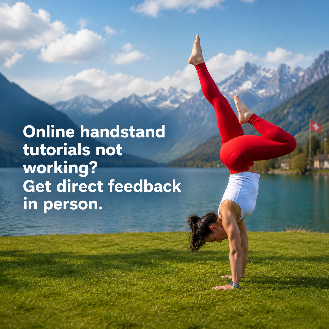 Balance with Ale Facebook ad: Learn to Handstand
