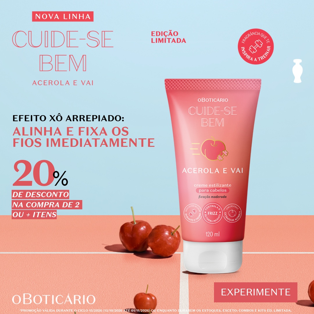 O Boticário Facebook ad: Nova Linha Cuide-se Bem