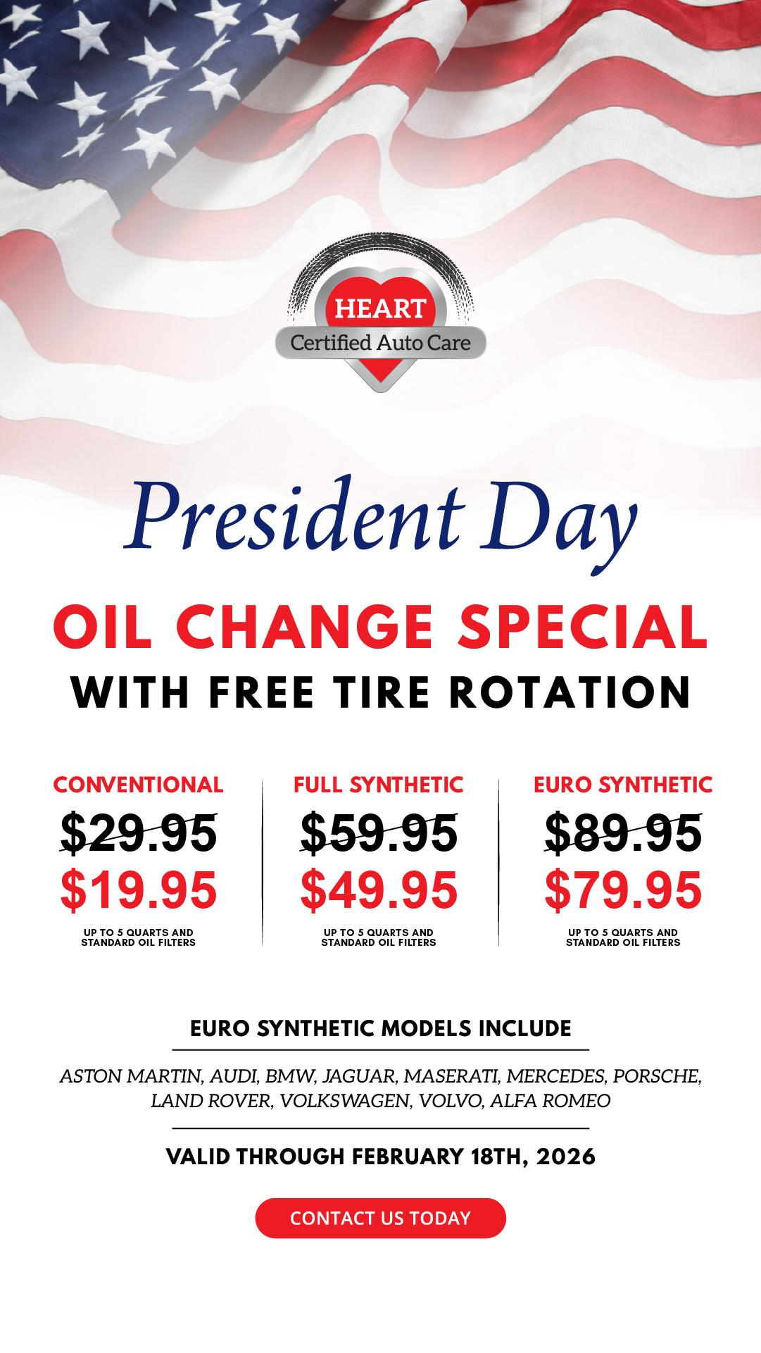 HEART Certified Auto Care Facebook ad