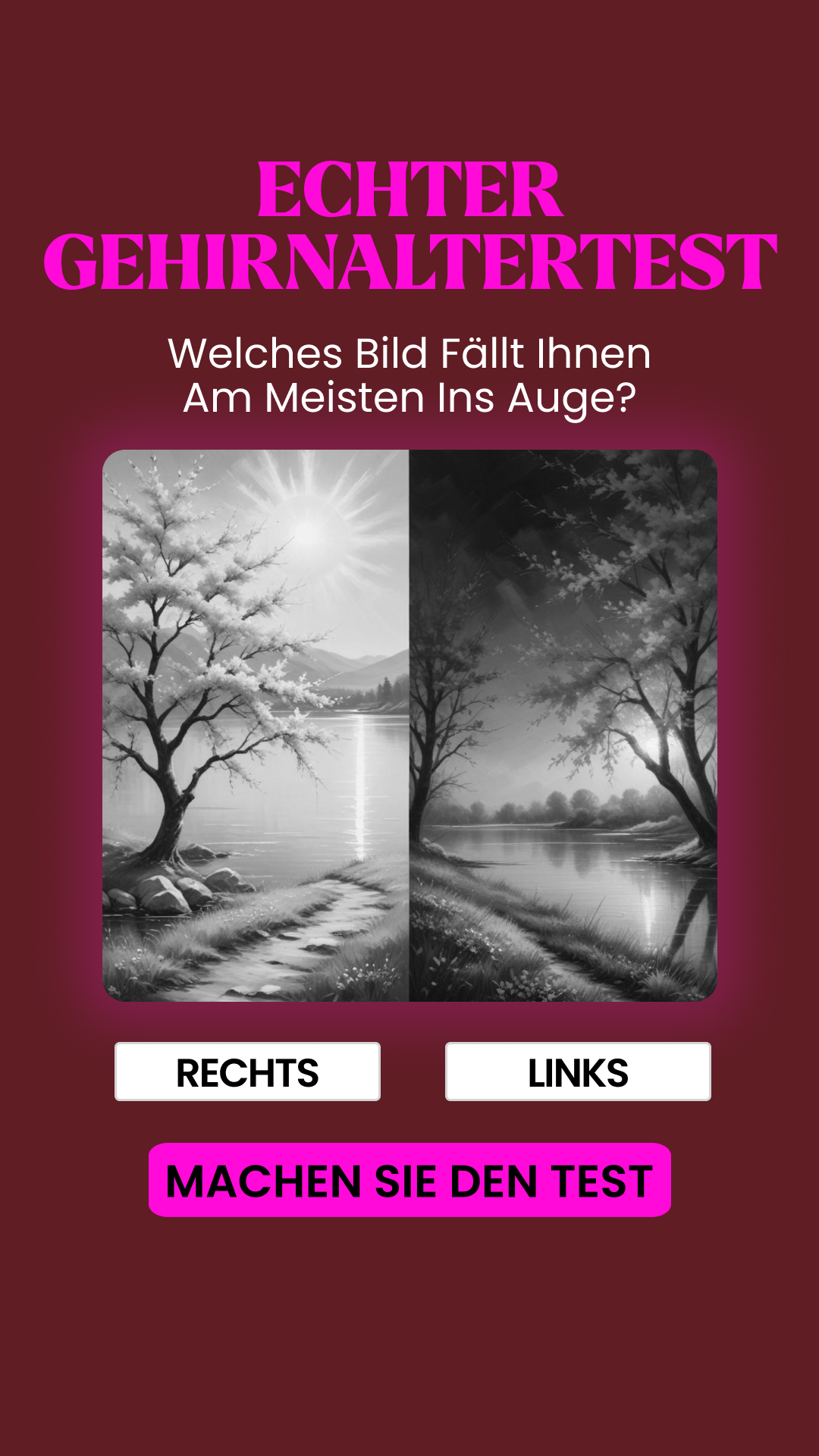 Protect Your Brain From Aging Facebook ad: Machen Sie den Test
