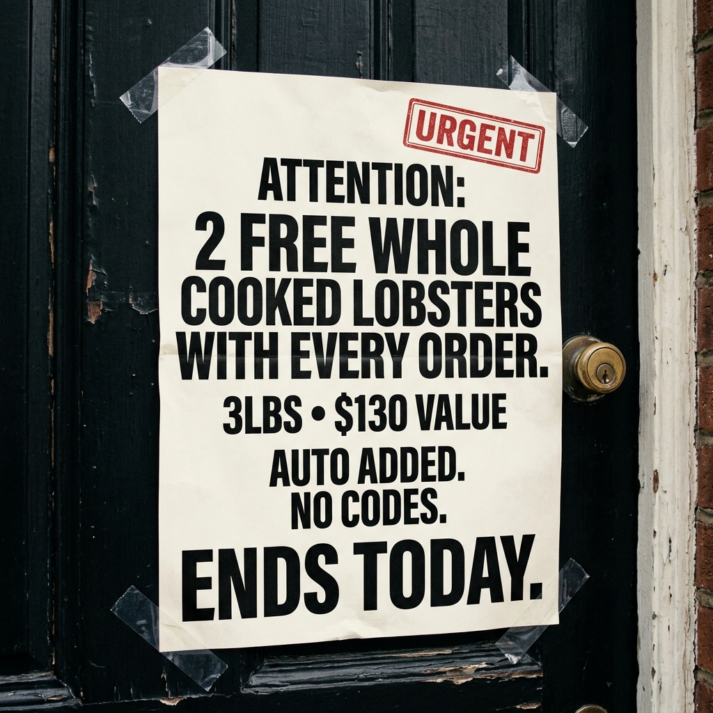 PrimeFish Seafood Co. Facebook ad