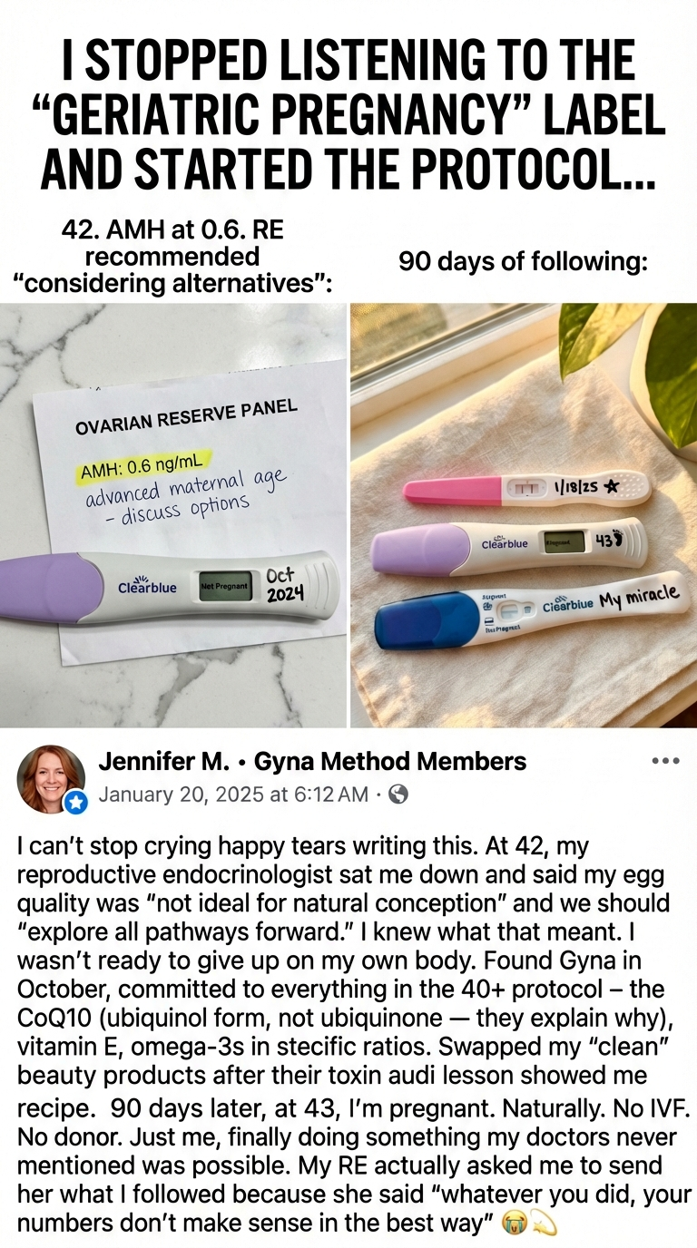 Jess Fertility Secrets Facebook ad