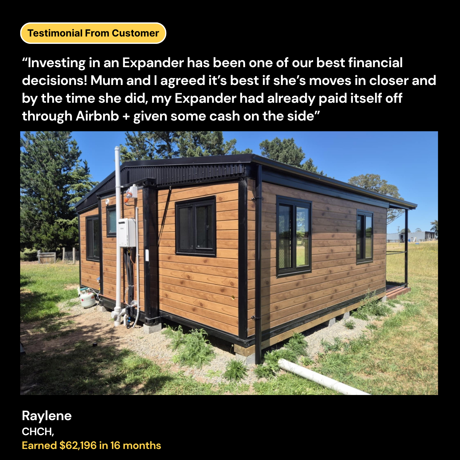 Expanders - Portable Homes Facebook ad