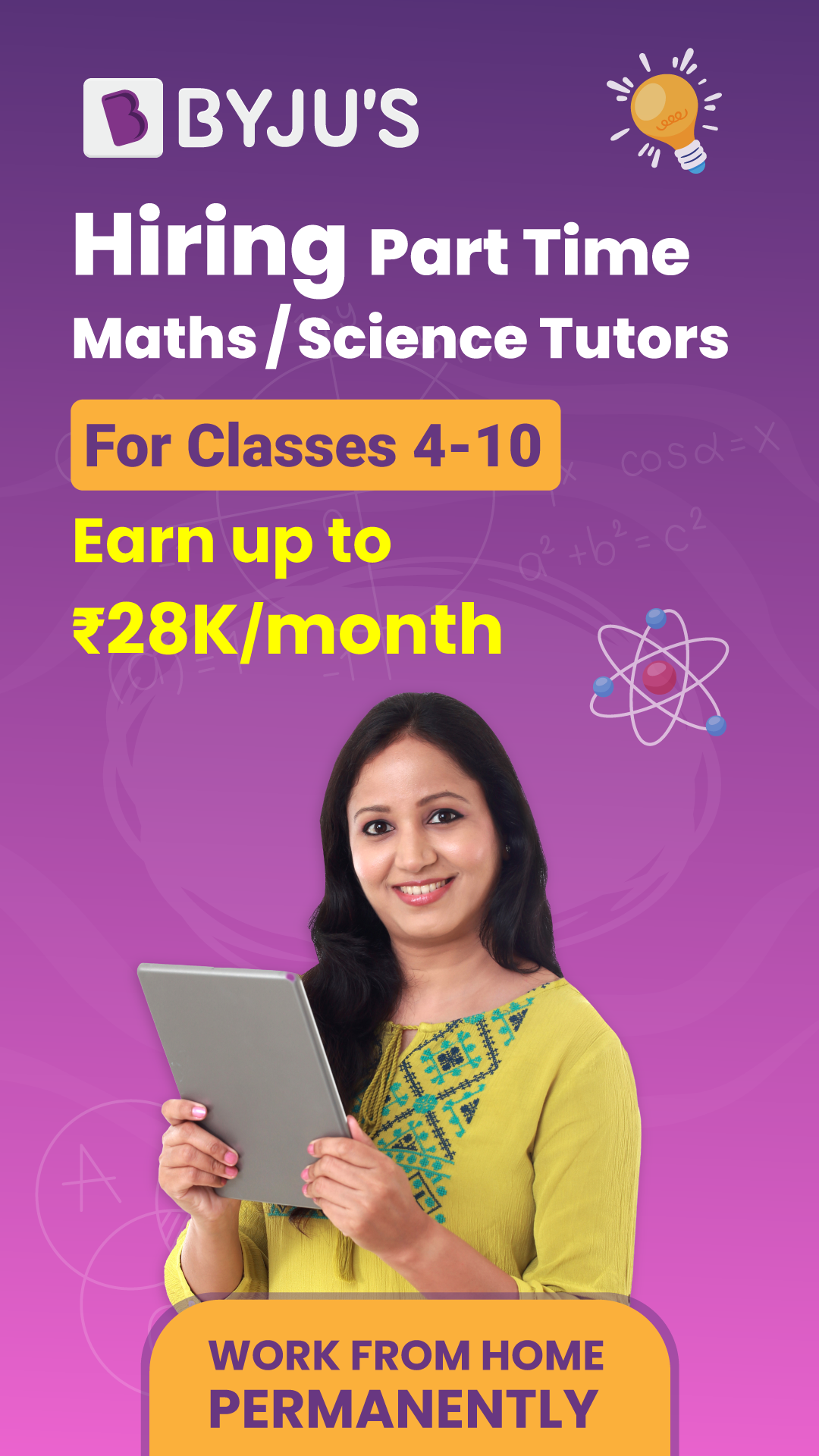 BYJU'S Facebook ad