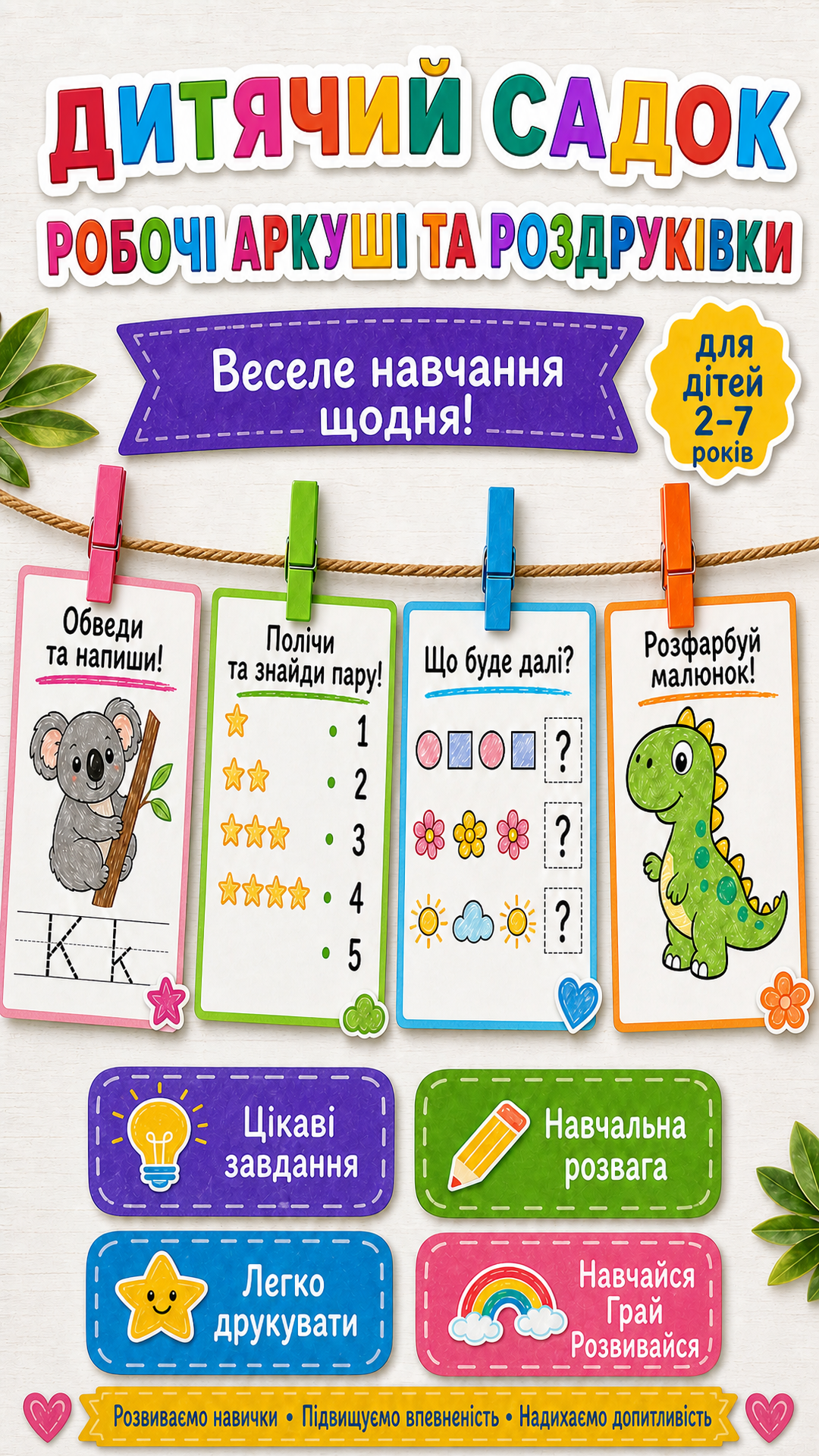 LogicLike Kids: ABC, Reading, Tracing Facebook ad