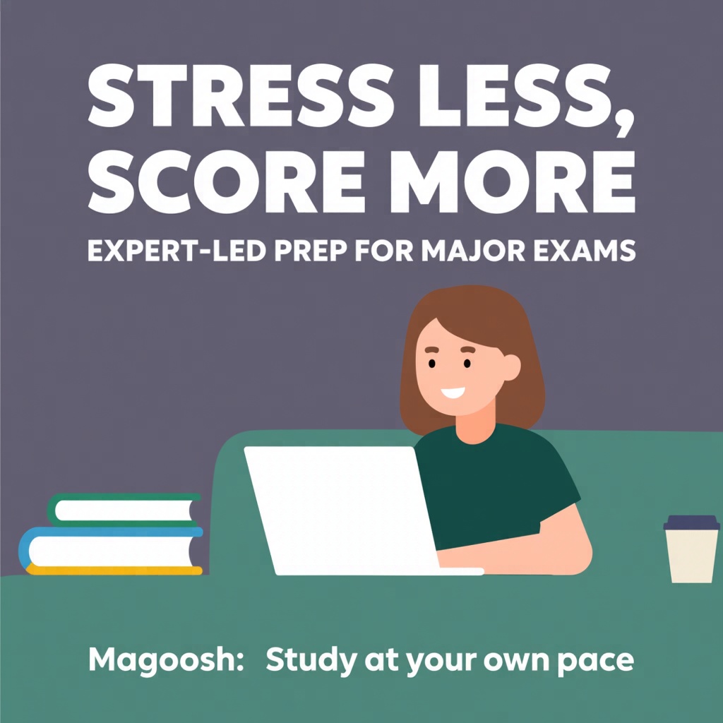 Magoosh Facebook ad: Affordable Test Prep. Big Results