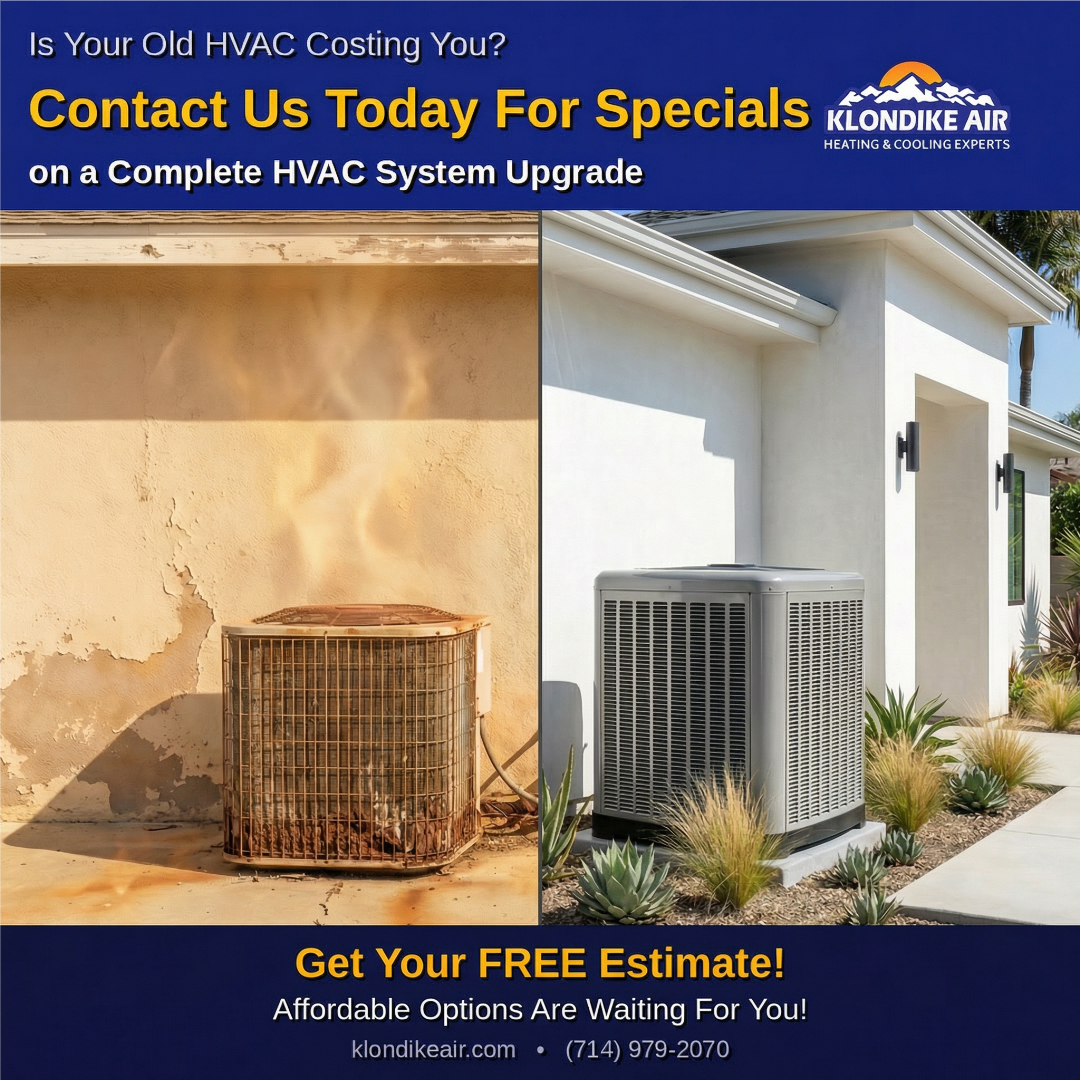 Klondike Air Conditioning and Heating Facebook ad: Get Your Free Estimate!