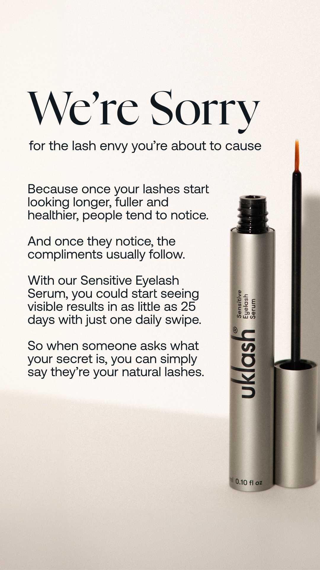 Uklash Facebook ad from May 14, 2026