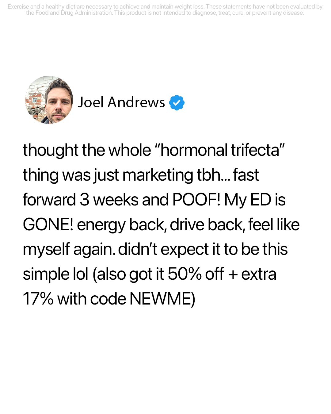Erodus Formula For Men Facebook ad