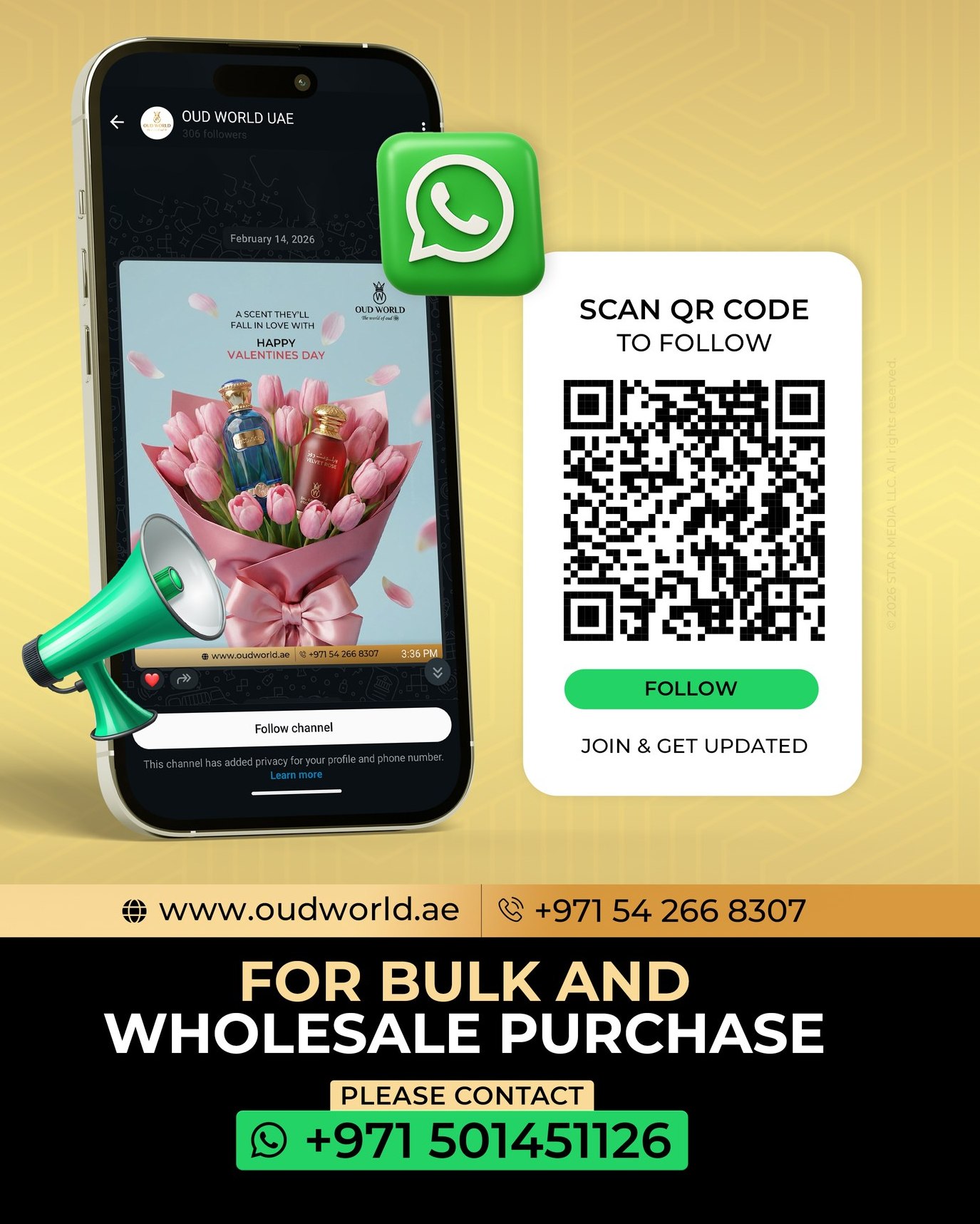 OUD WORLD DUBAI Facebook ad