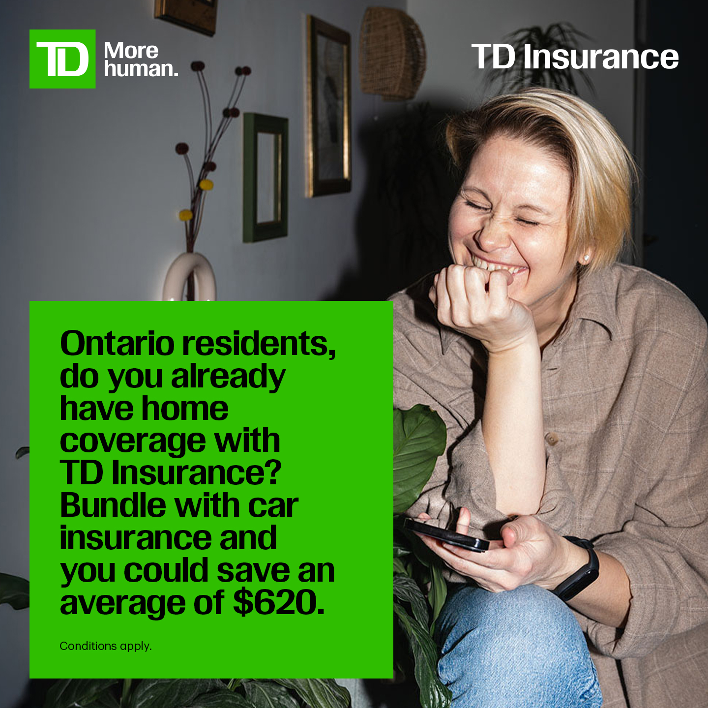 TD Insurance Facebook ad