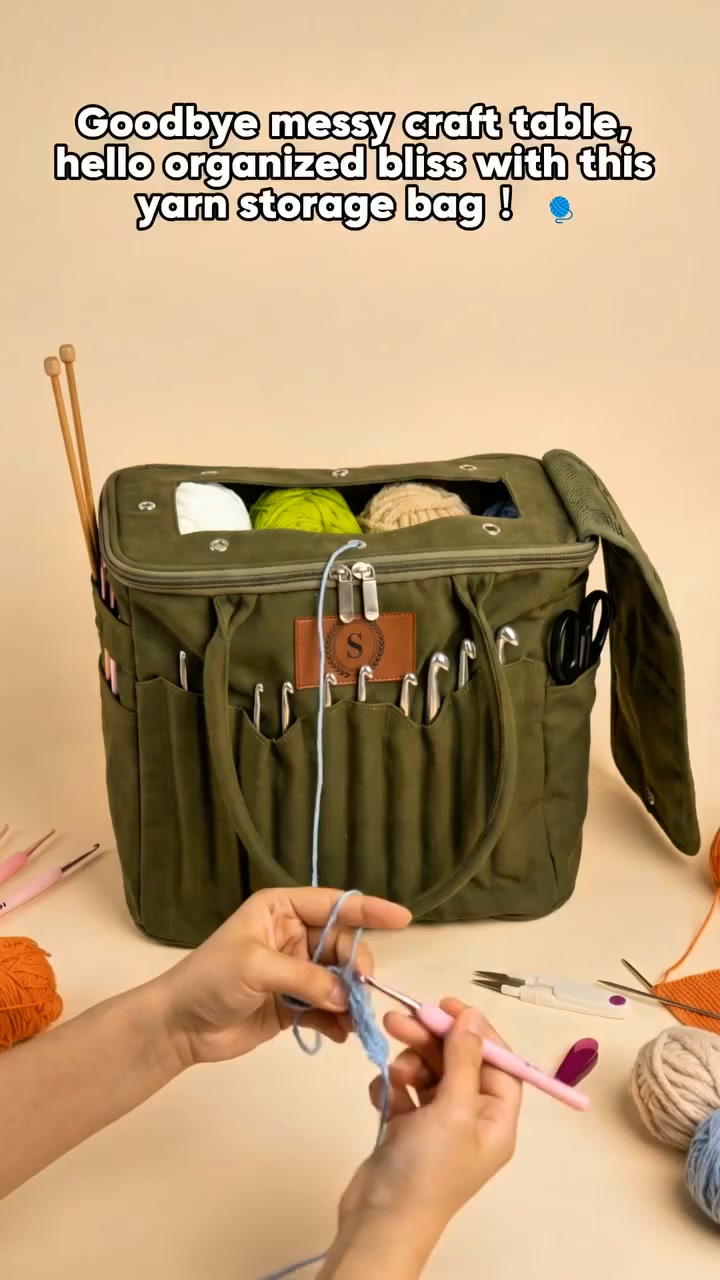 Callie France Facebook ad: Sac de Rangement de Fil Personnalisé