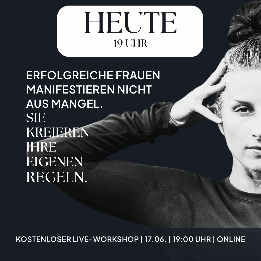 Bunte Intelligenz Facebook ad: 0€ Workshop - Die Frau, die du werden möchtest, existiert…