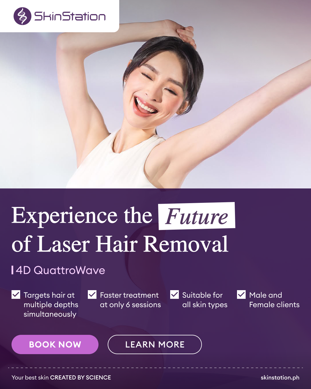 SkinStation Facebook ad