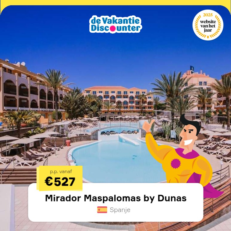 de VakantieDiscounter Facebook ad