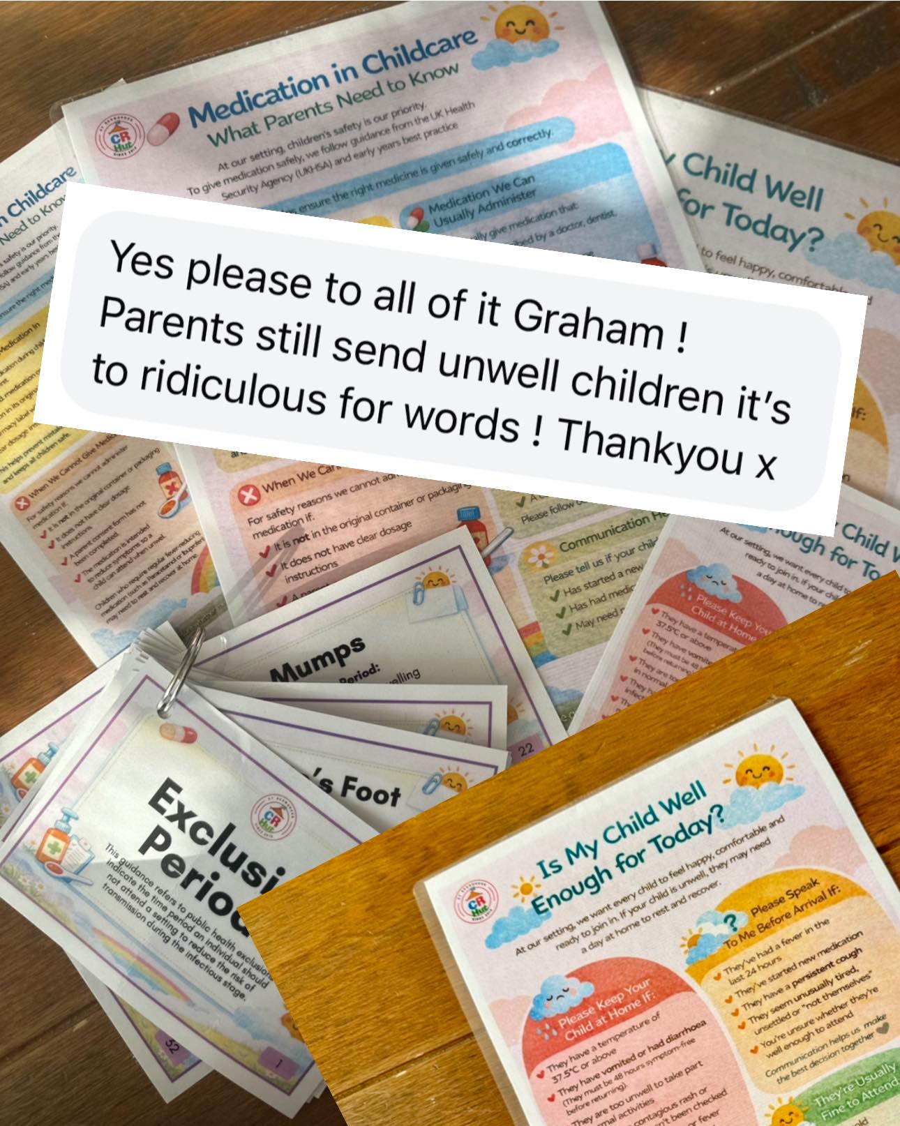 Childminder Resource Hut Facebook ad