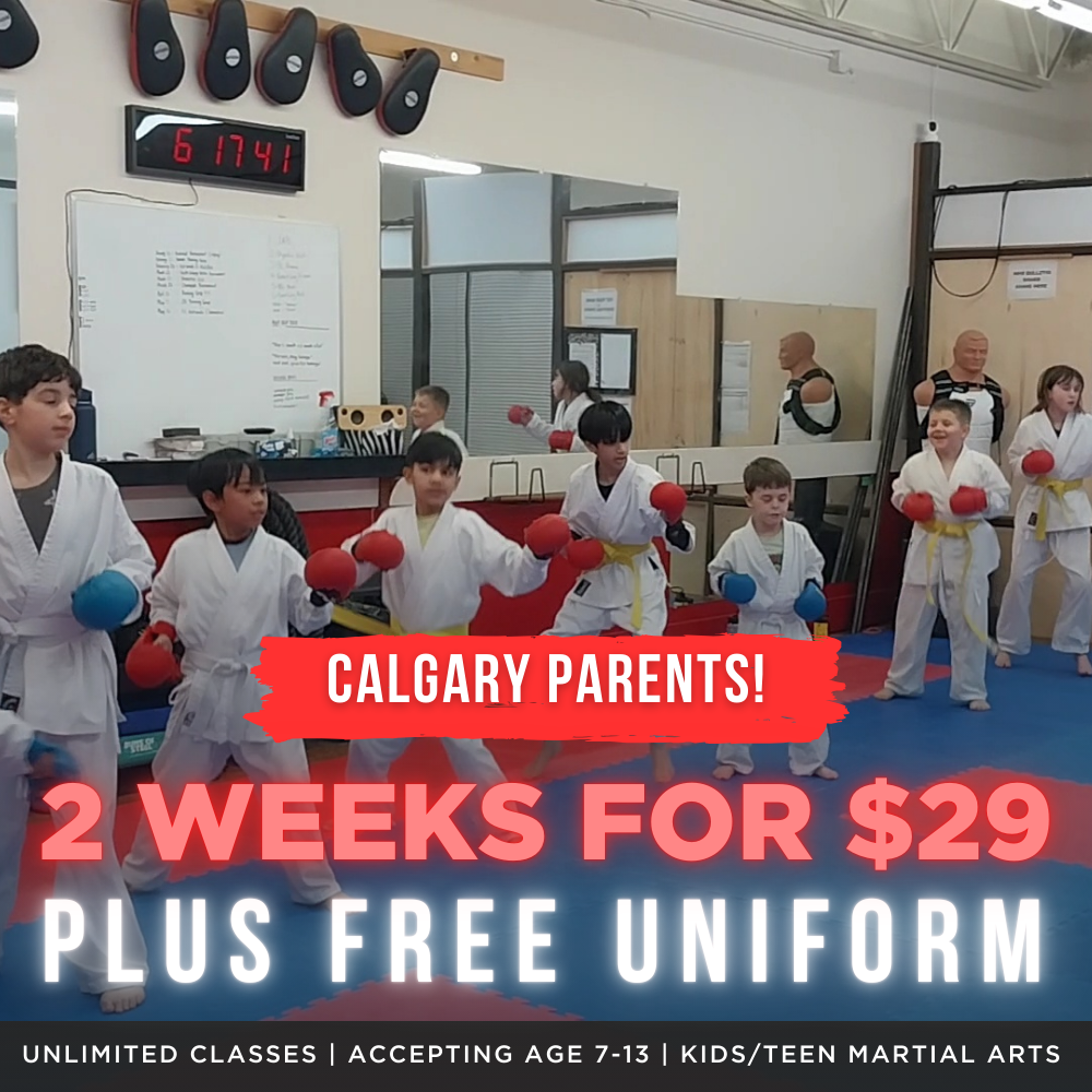 Foothills Karate YYC Facebook ad from Feb 4, 2026