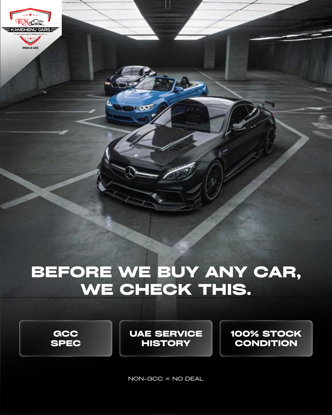 Kamdhenu Cars UAE Facebook ad: Sell your GCC spec car within 30 minutes
