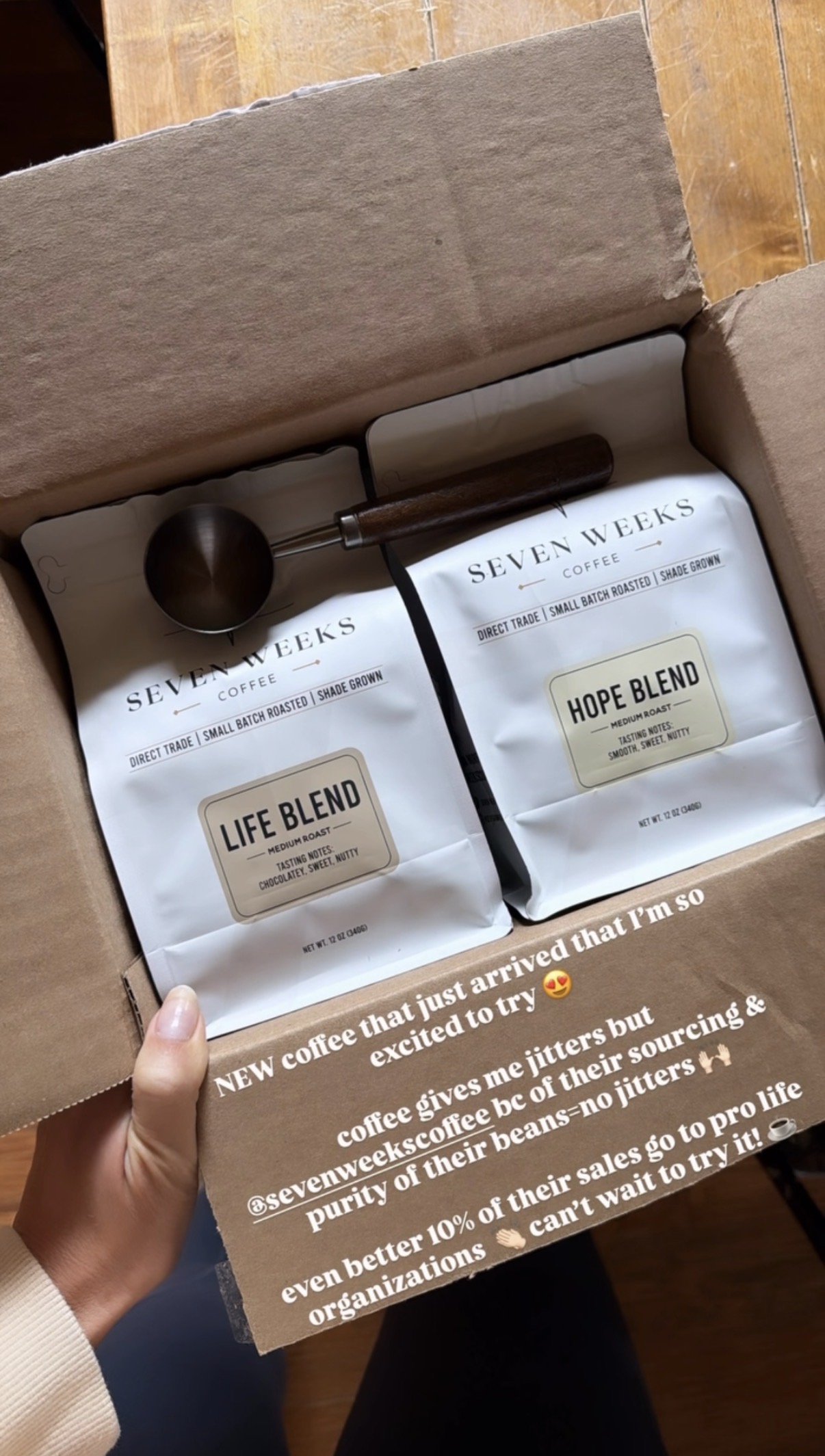 Seven Weeks Coffee Facebook ad