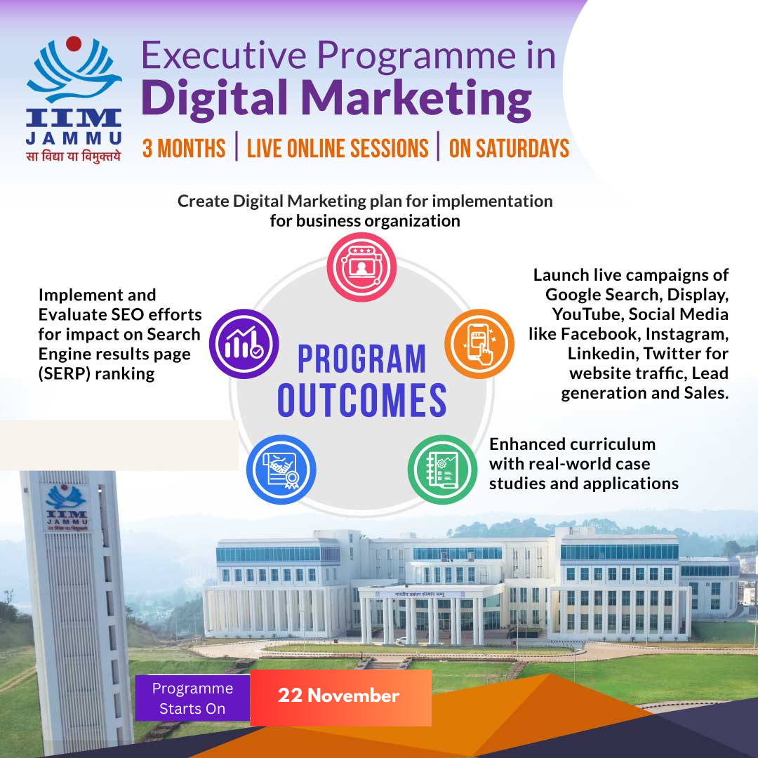 IIM Jammu Facebook ad from Jan 26, 2026