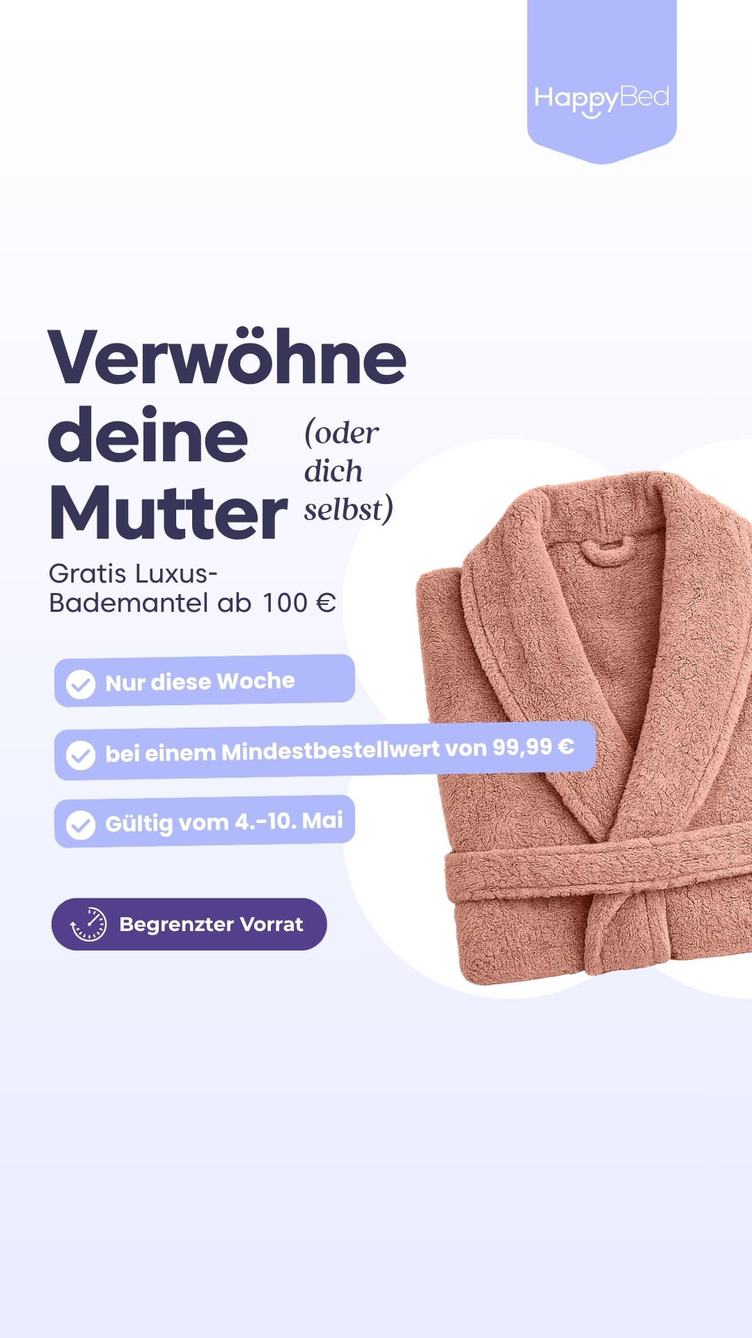 Thehappybed.de Facebook ad